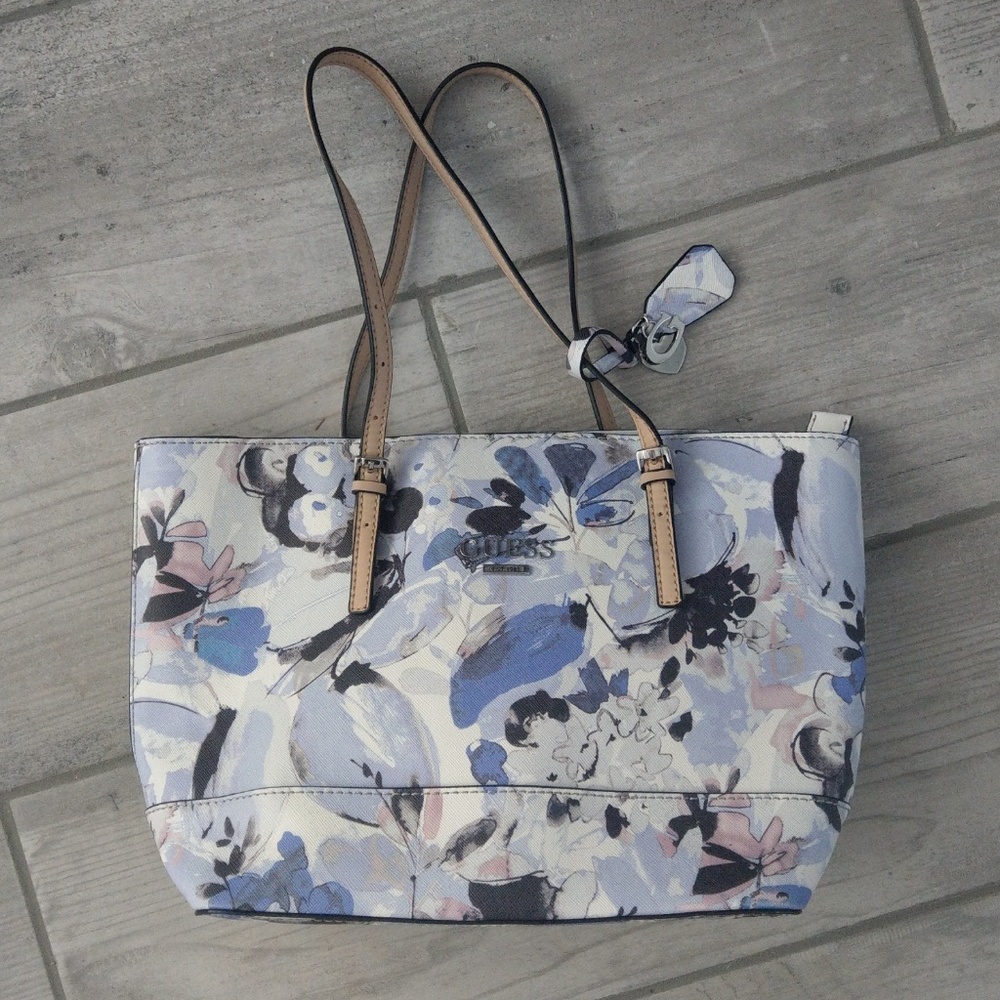 Guess Floral Watercolor Handbag